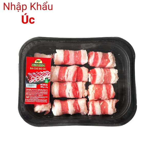Đông lạnh  - bò (ba chỉ)
